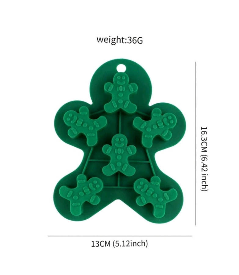 Silicone Mould Chocolate Gingerbread