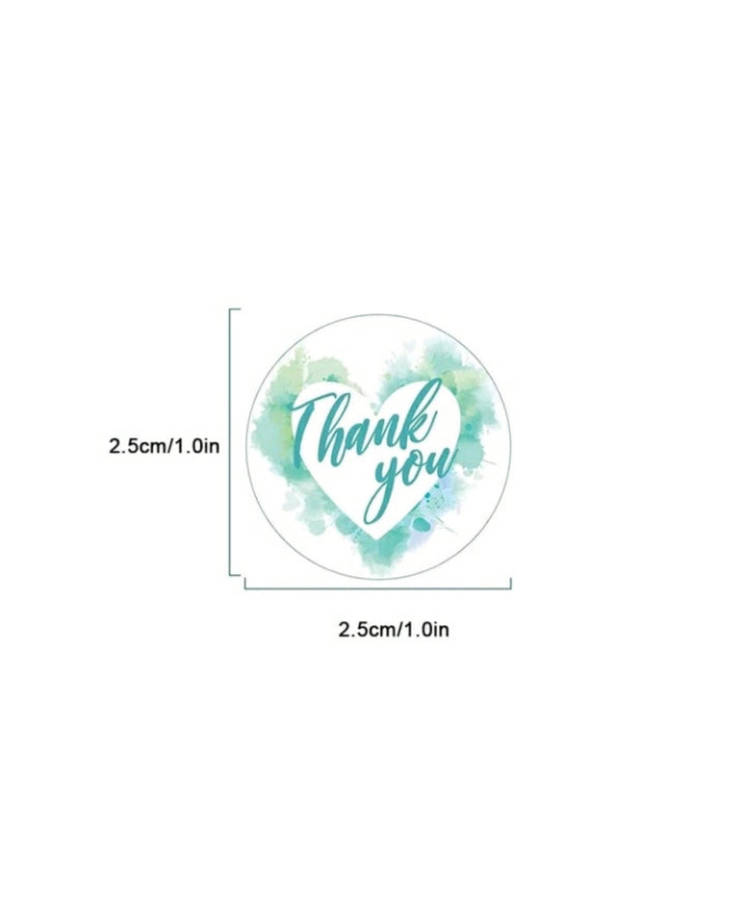 Thank You Sticker Roll 500pc