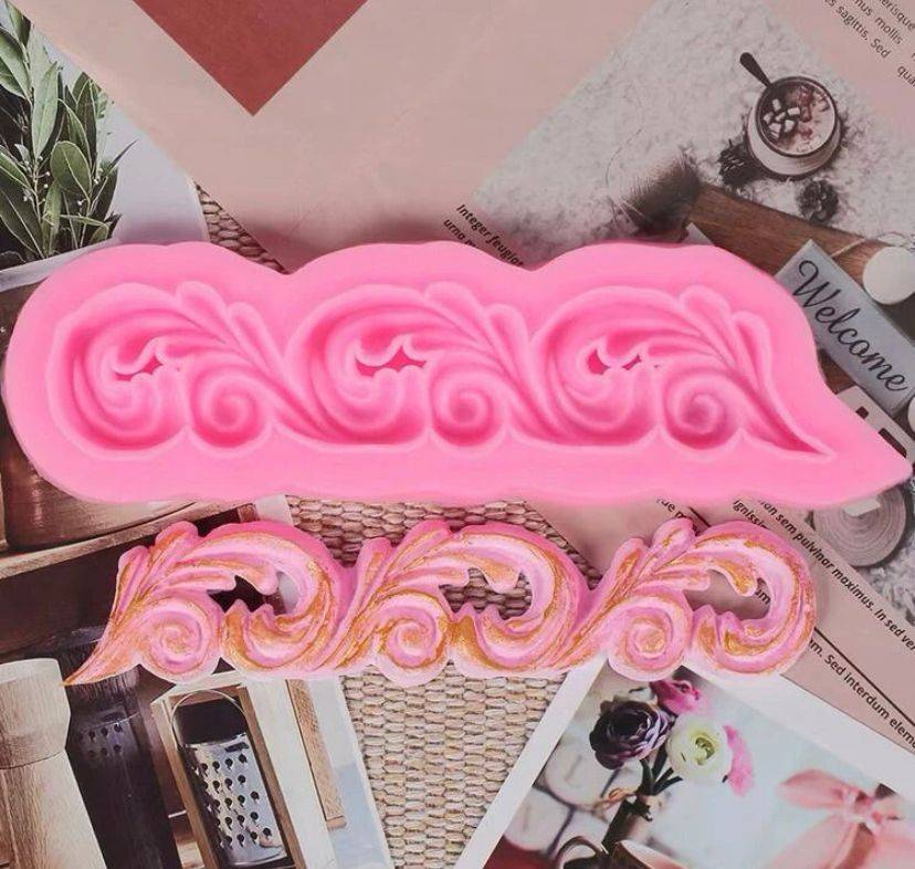 Silicone Mould Scroll