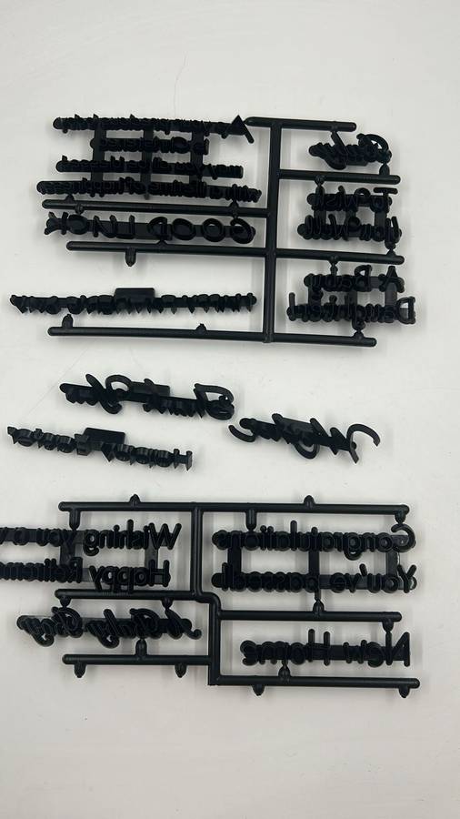 Genuine Celebration Lettering Assorted Patchwork Cutter set