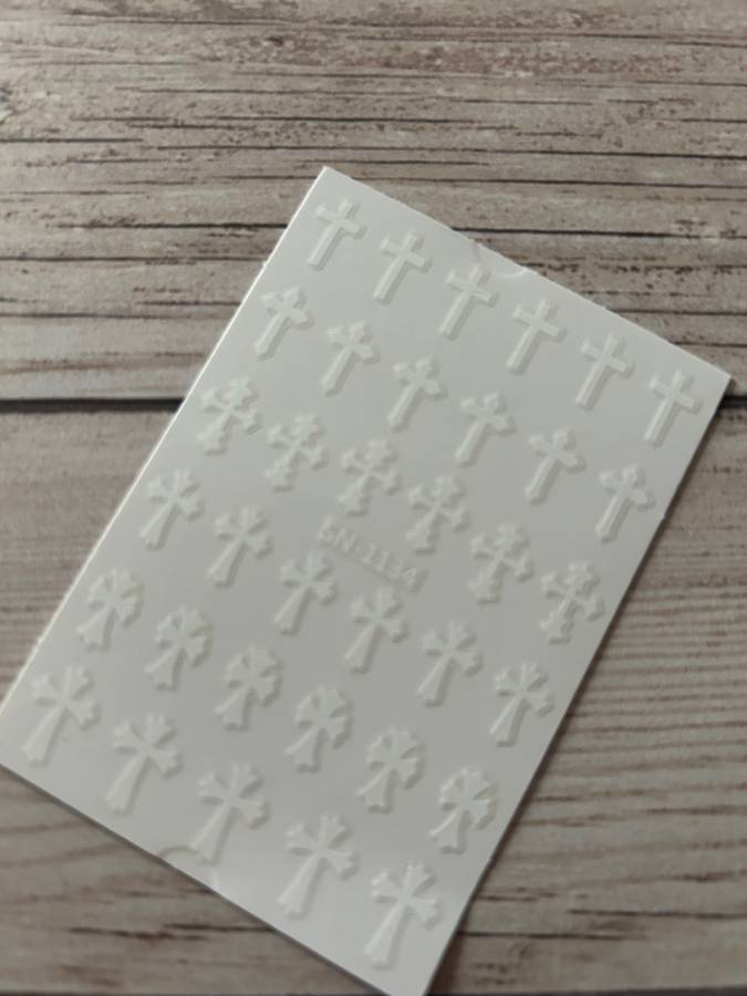 Nail Art Sticker Cross