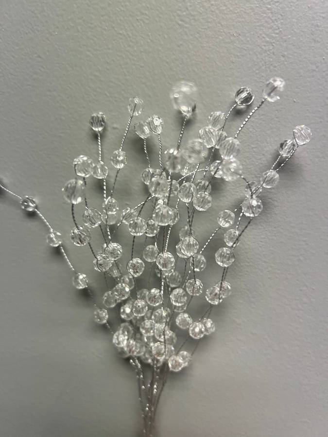 6pc Beads Crystal Cake Topper