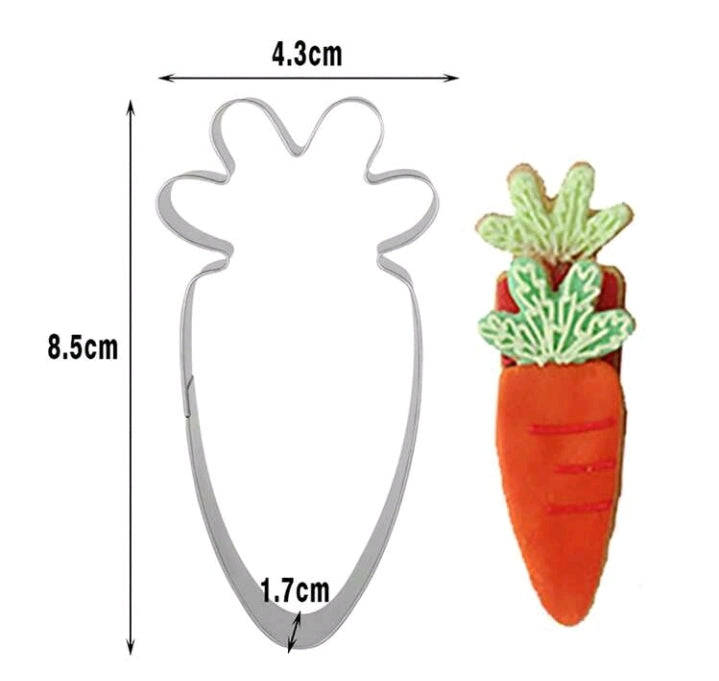 Metal Cookie Cutter Carrot