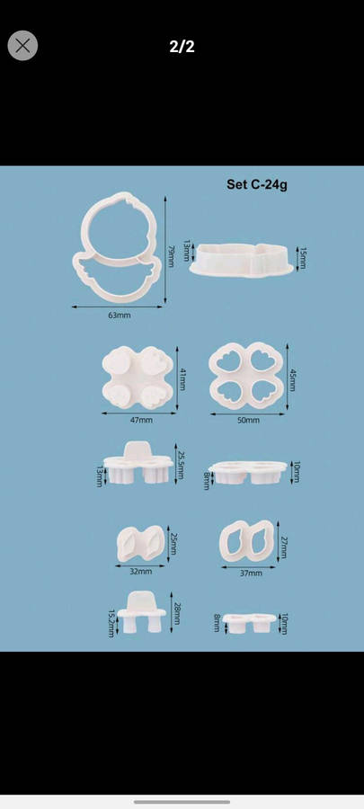 Plastic Cookie Cutter  Chicken