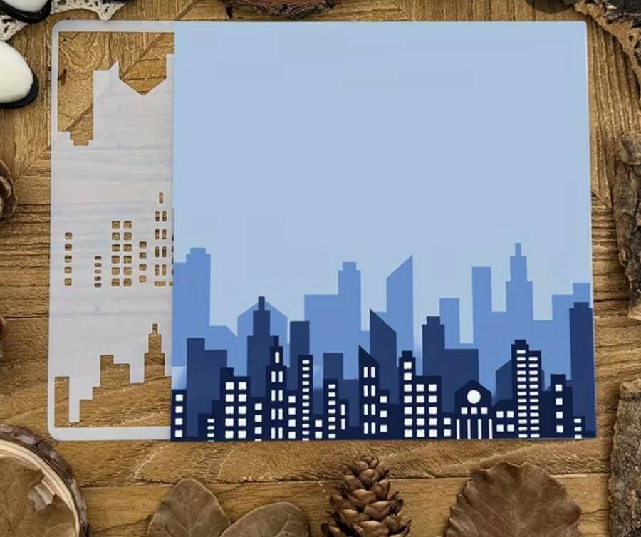 Cake Decorating Stencil Building