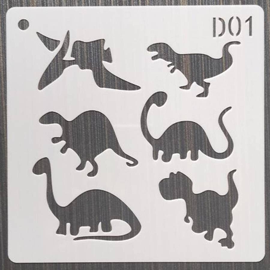 N188001 Stencil Dino D01
