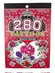 5 Sheets Tattoo Stickers Flower