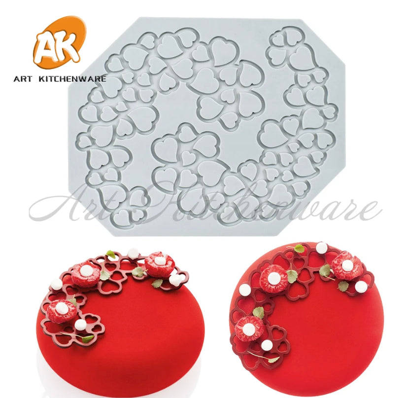 Silicone Mould Chocolate Lace