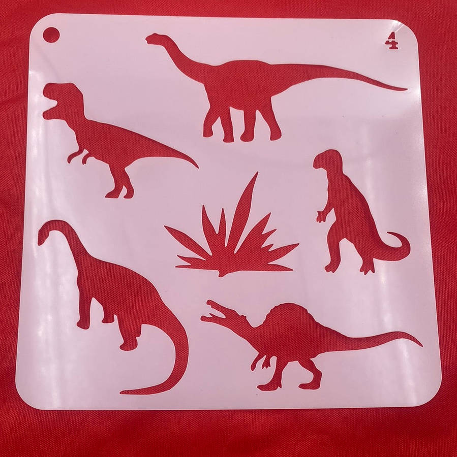 N188001 Stencil Dino 4