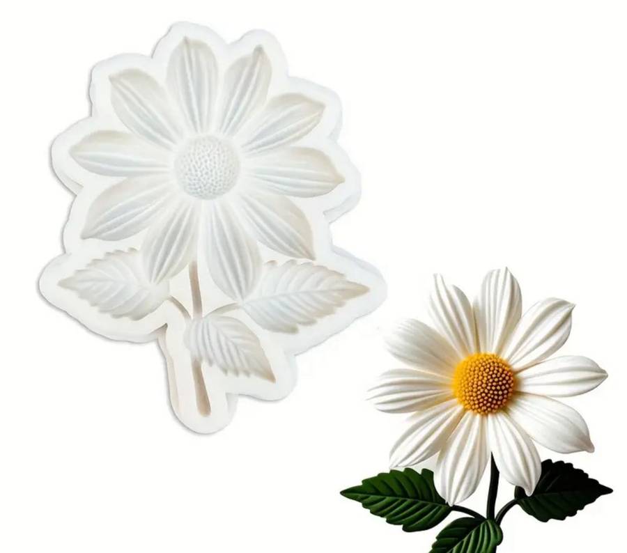 Silicone Mould Daisy Sunflower