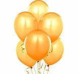 Party Balloon Yellow Gold 10pcs