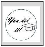 ST021 You did it Cupcake Stamp