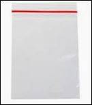 100pc Zipper Bag 12x16cm