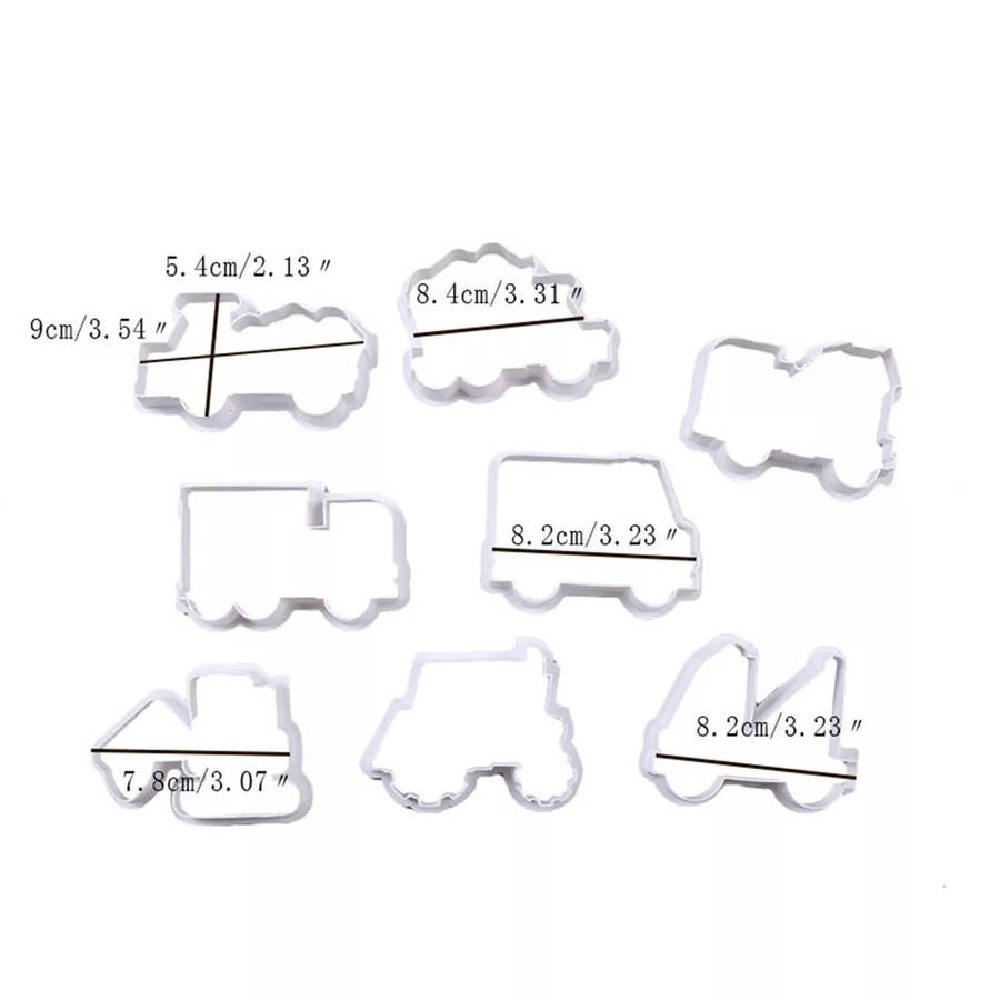 Construction Plastic cookie cutters