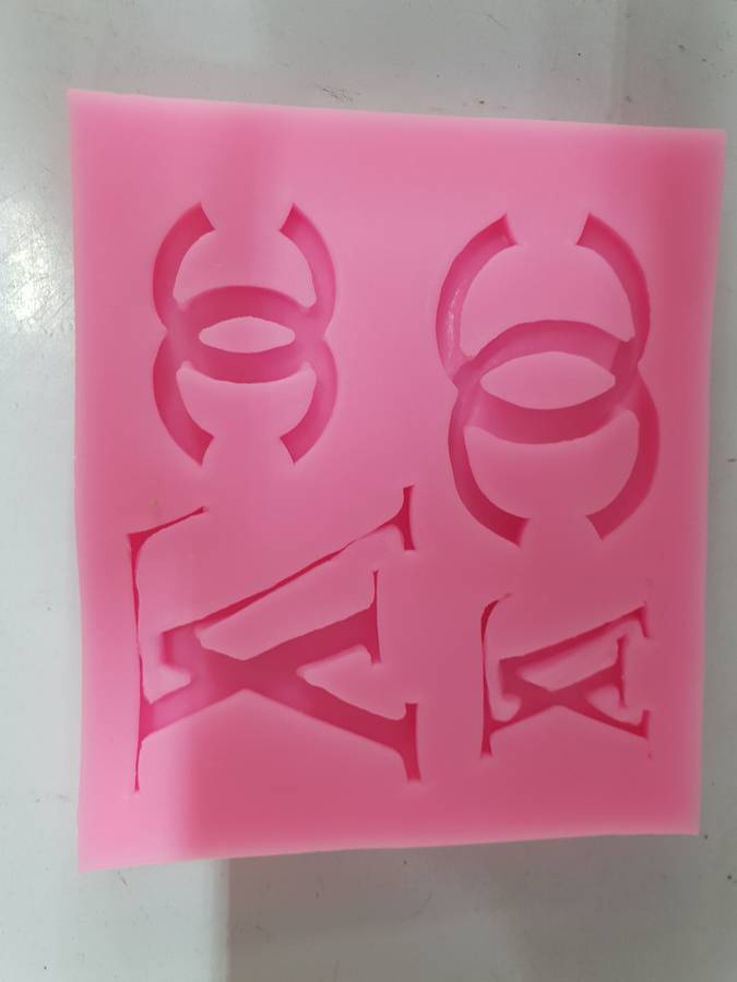 LV, CC logo silicone mould