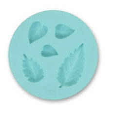 Small leaves silicone mould, biggest leaf 3.2x1.5cm