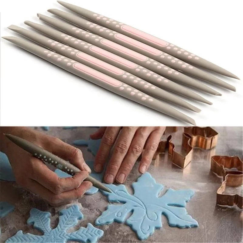 Fondant figurine shaper tools silicone tips