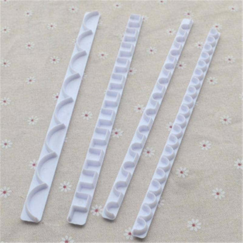 Ruler fondant edge cutter set
