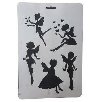 Fairy A4 Stencil, L