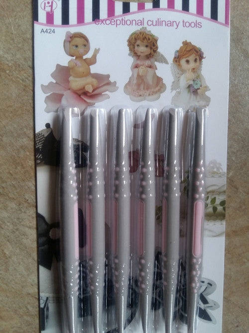 Fondant figurine shaper tools silicone tips