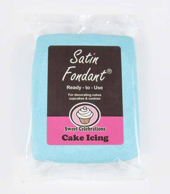 Sweet Celebration Satin Fondant, Baby Blue 500g