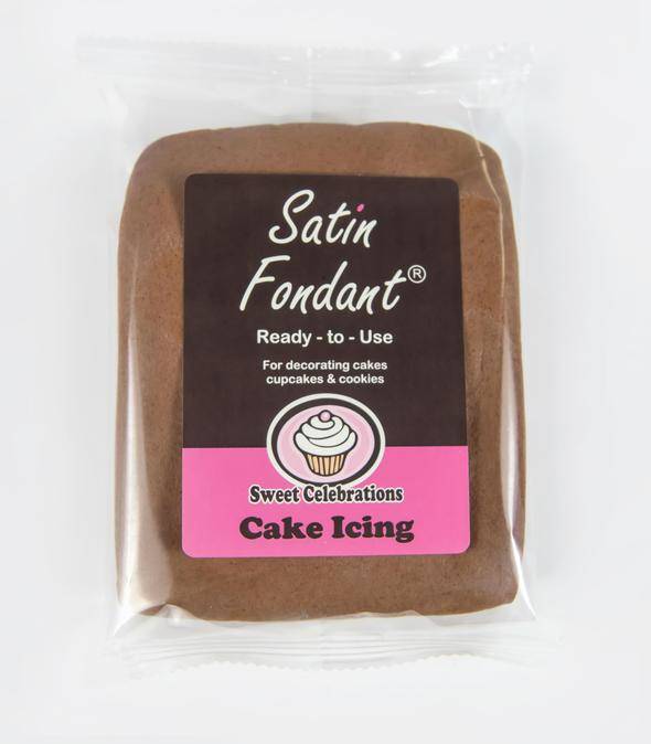 Sweet Celebration Satin Fondant, Brown 500g