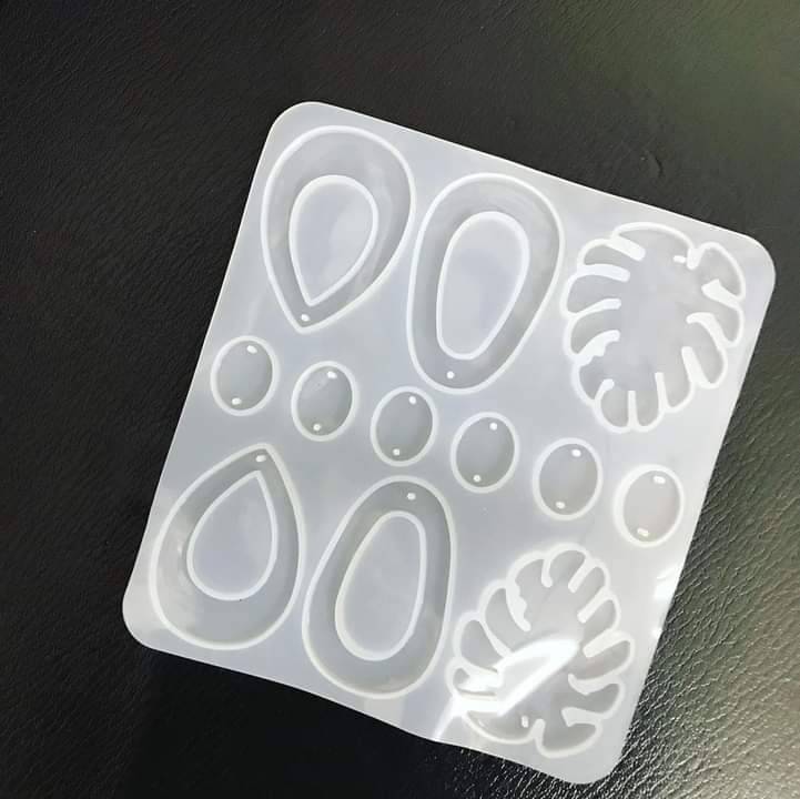 Topical Earrings silicone resin mould,size of mould12x13cm A
