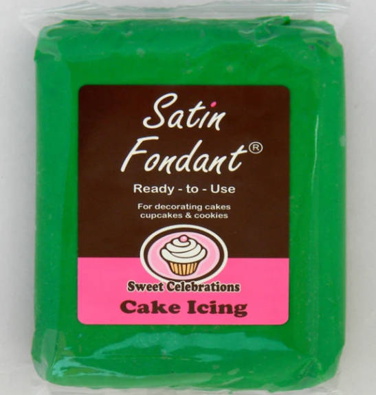 Sweet Celebration Satin Fondant, Green 500g