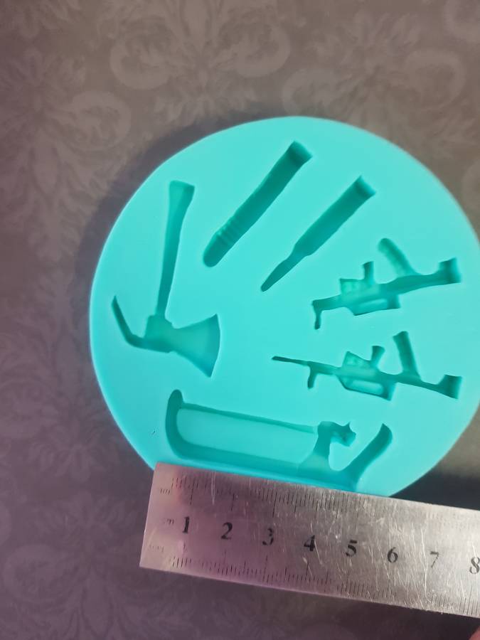 Silicone Mould Army Gun Bullet