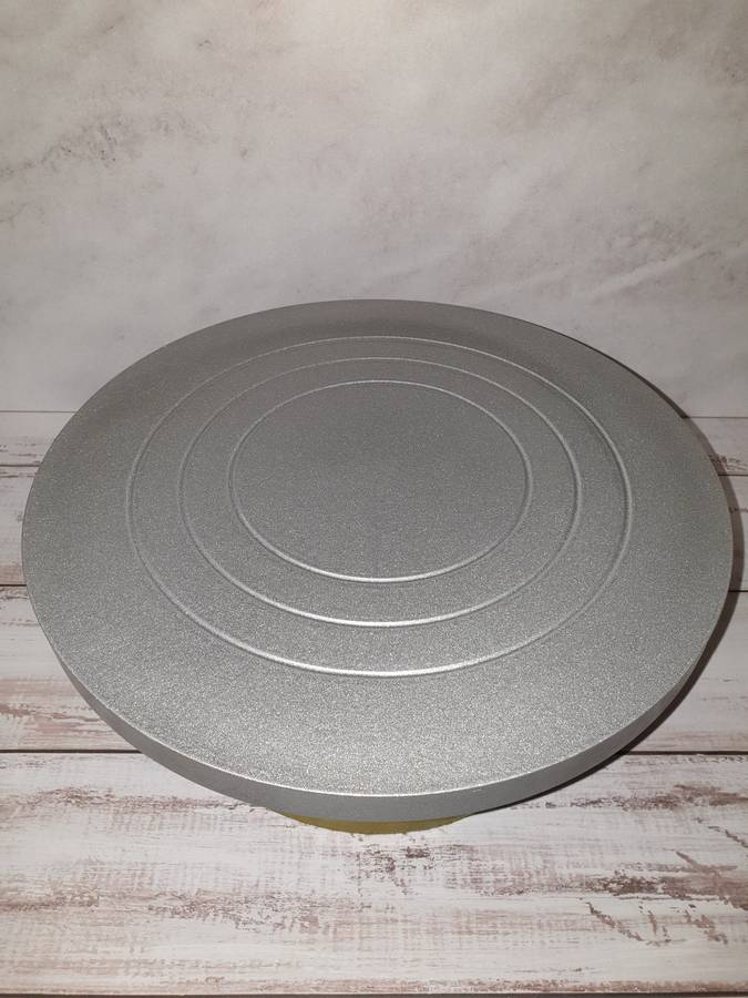 Heavy duty rotating cake stand. 34cm, turn table