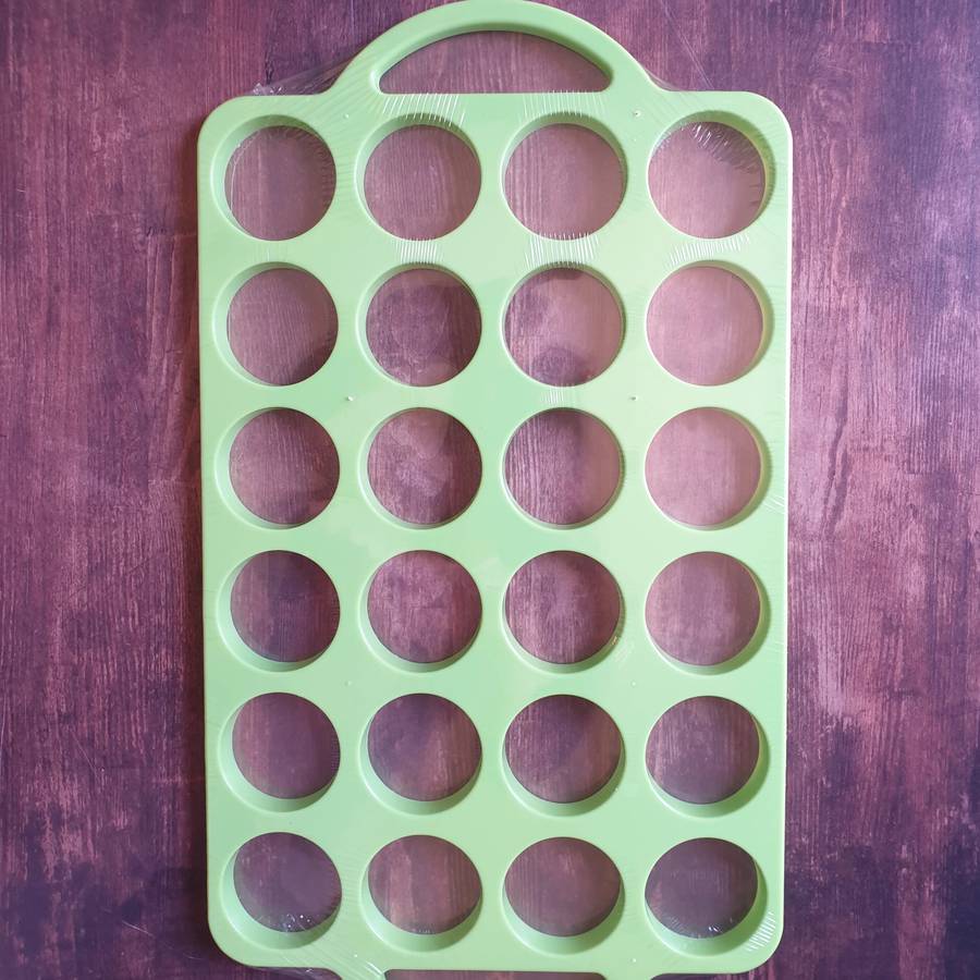 24 Hole Round Cookie multi cutter press