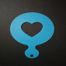 Cupcake / Coffee Valentine Stencil XBAK201 Heart Q