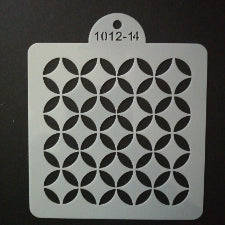 Cake decorating stencil, 10x10cm, 1012-14