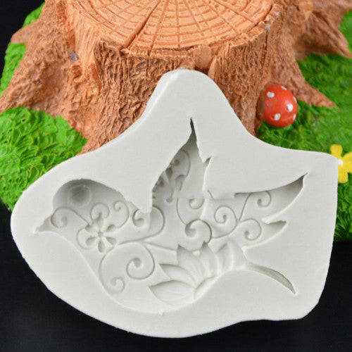 Bird silicone mould, for fondant, 5.5x4cm