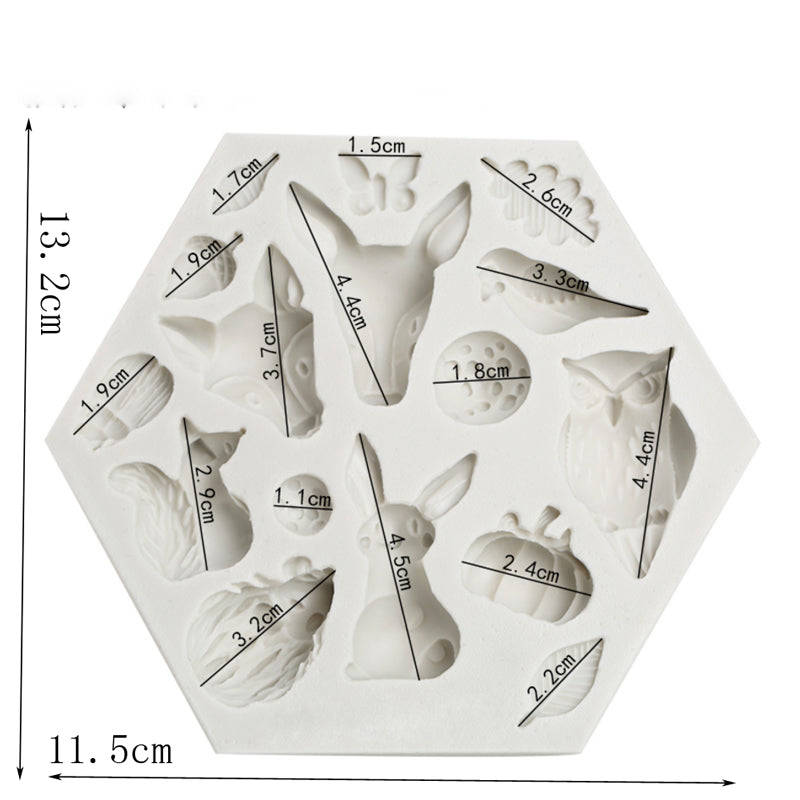 Silicone Mould Forest Animals