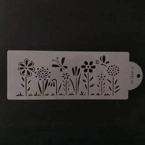 Cake decorating stencil, 25x10cm, SY1028-3