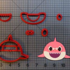 Baby Shark multi cutter set, plastic S857