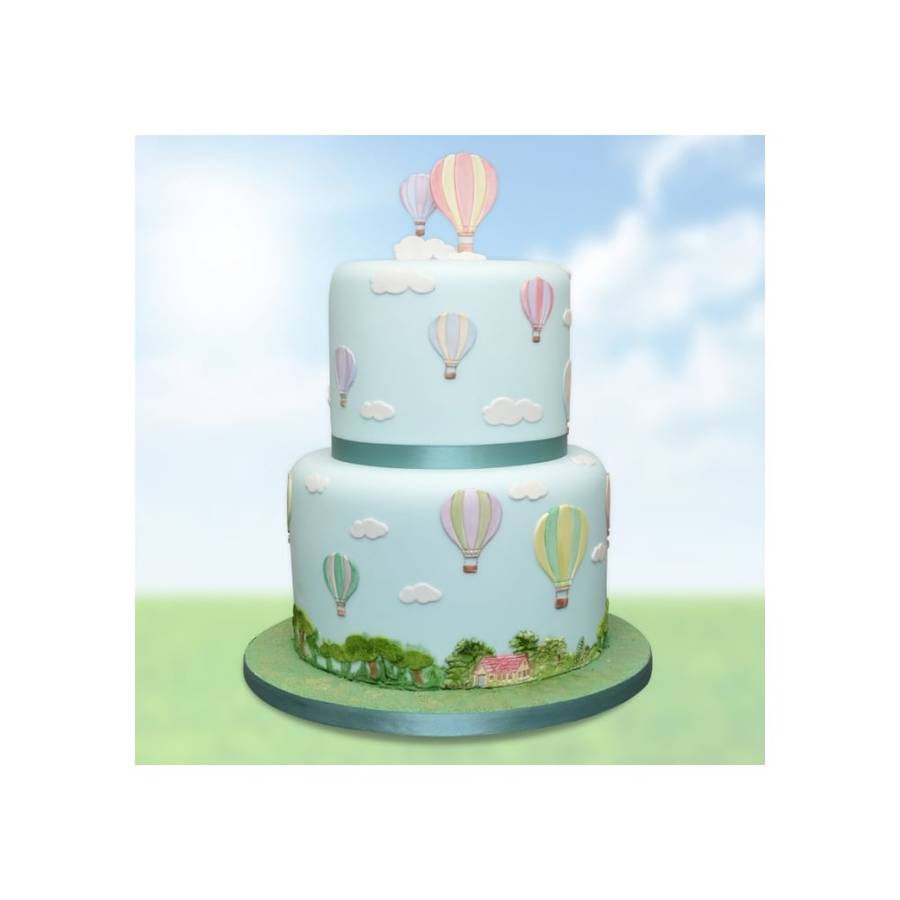 S699 Hot Air Balloon Silhouette Cutter Set