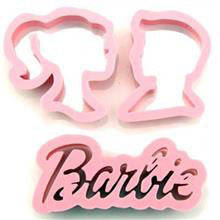 Barbie plastic cookie cutters