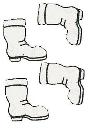 C38 Hard Plastic Chocolate Mould Boot 7x6cm
