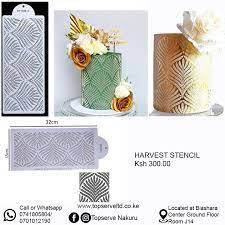 Cake Decorating Stencil CH184