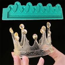 Small Crown Silicone mould, 20.7x5.4cm