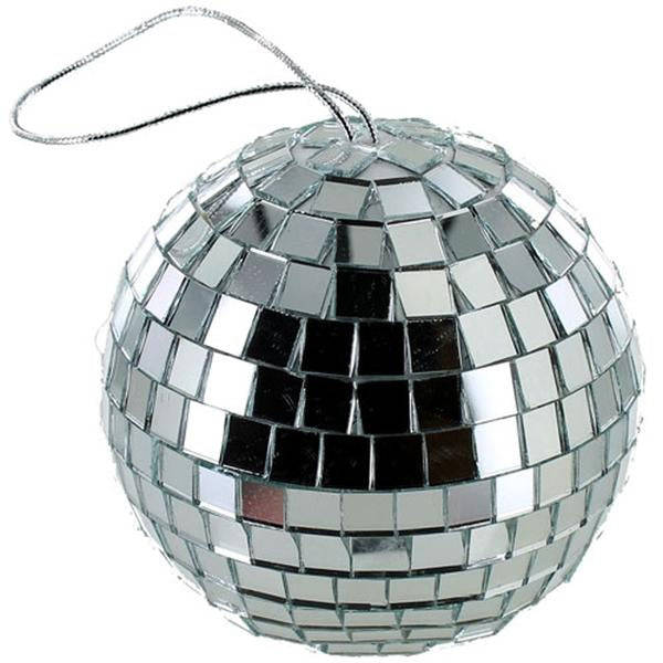 Mirror Ball Cake Topper 10cm