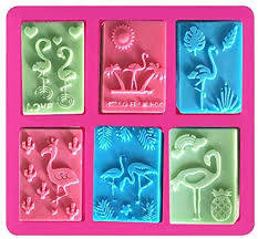 Flamingo soap mould 8.5cm x 5.5cm x2.5cm