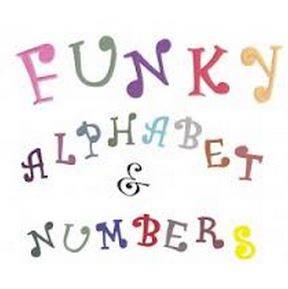 Fancy curly Alphabet and numbers fondant ruler cutter embosser, 3.5cm, Tappits