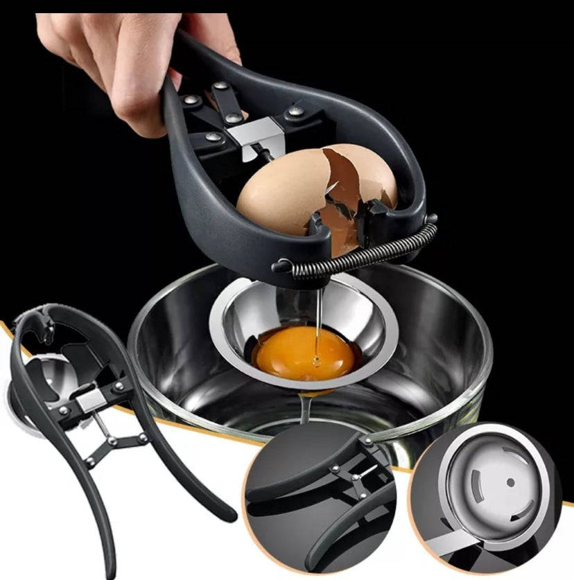 Egg cracker and seperator