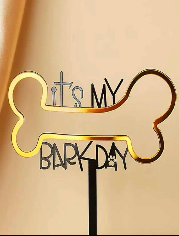 Nr5 Acrylic Cake Topper