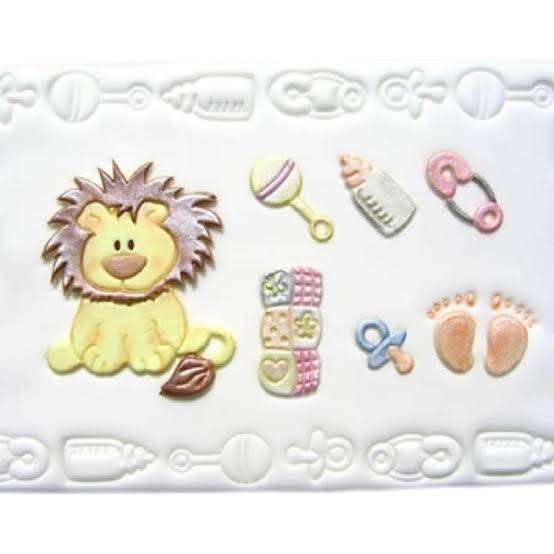 Lion baby plastic cutter set patchwork, S830