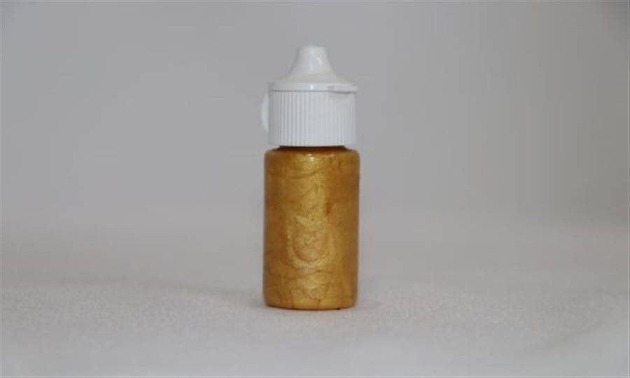 Rolkem Lustre Paint Gel, Mayan Gold 15ml