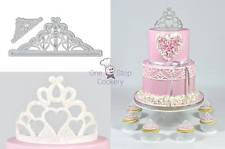 2pc Tiara plastic fondant cutter